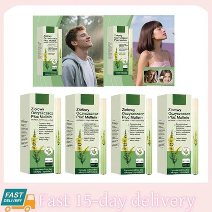 1/3/4Pcs Herbal Diffuser Pen with Extracts of Mullein Mints Rosemary Natural for Lung Cleansing Clear Breathing Improvement