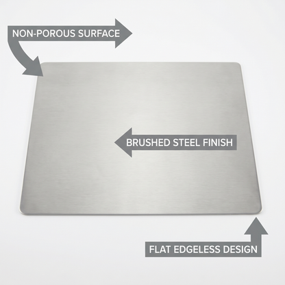 Stainless Steel Cutting Board - Feature Callout